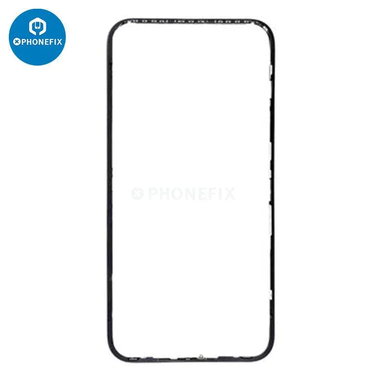 PHONEFIX front screen bezel frame for iPhone 8-17 Pro Max, replacement accessory highlighting the new bezel design.