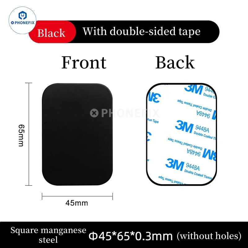 PHONEFIX MagSafe universal magnetic ring iron sheet for iPhone cases, supports magnetic attachment and wireless charging.