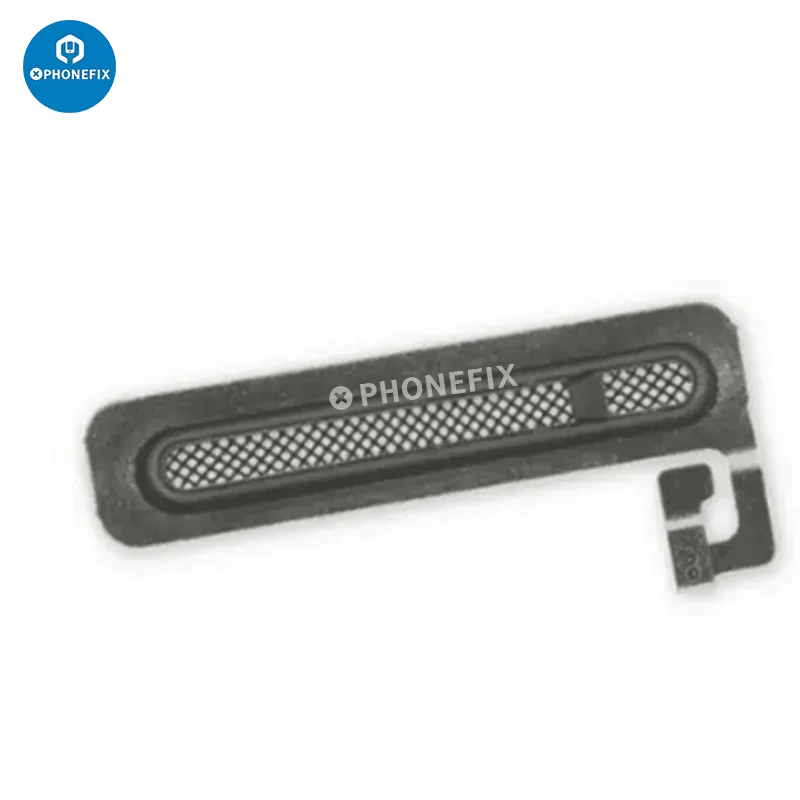 Grille de haut-parleur d'écouteur avec support pour iPhone X-14 Pro Max, accessoires PHONEFIX pour iPhone, pour réparation ou remplacement.