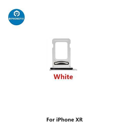 Dual SIM card tray holder replacement for iPhone X to 14 series, compatible with PHONEFIX iPhone accessories.