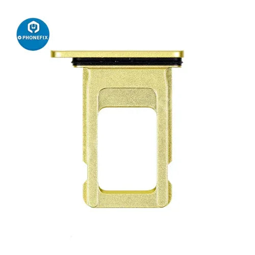 Dual SIM card tray holder for iPhone X to 14 series, replacement accessory by PHONEFIX, compatible with iPhone models.