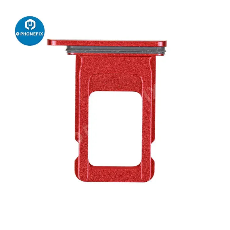 PhoneFix dual SIM card tray holder for iPhone X to 14 series, replacement accessory for iPhone SIM slot.