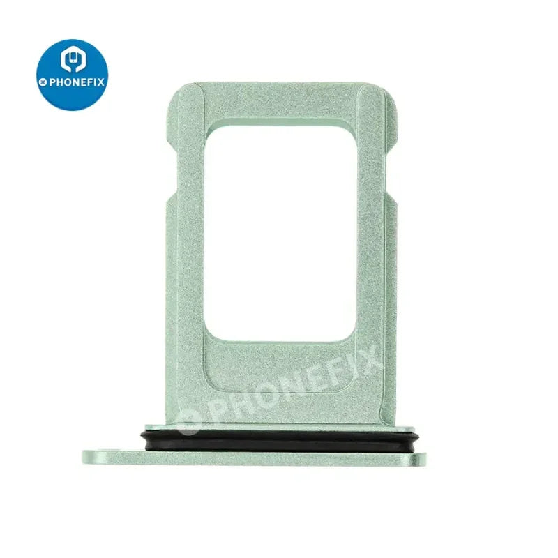 Dual SIM card tray holder for iPhone X to 14 series, replacement accessory from PHONEFIX, compatible with China phone models.