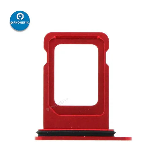 Dual SIM card tray holder for iPhone X to 14 series, replacement accessory by PHONEFIX, compatible with iPhone models.