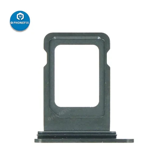 PHONEFIX single SIM card tray holder for iPhone X to iPhone 14 Pro Max, replacement slot for iPhone accessories.