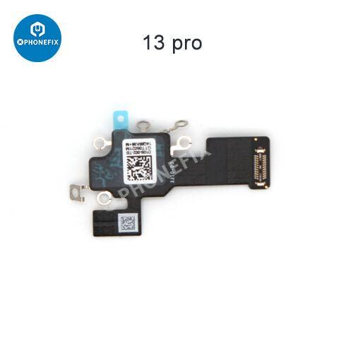 PhoneFix WiFi antenna flex cable replacement for iPhone X to iPhone 14 Pro Max, showing the flexible cable and connector.