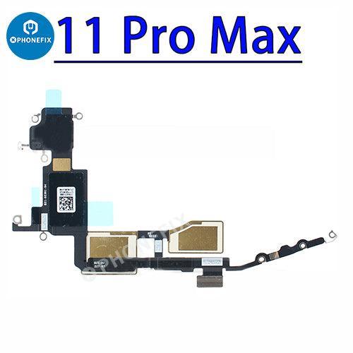 PhoneFix WiFi antenna flex cable replacement for iPhone X to iPhone 14 Pro Max, showing the flexible cable and connector.