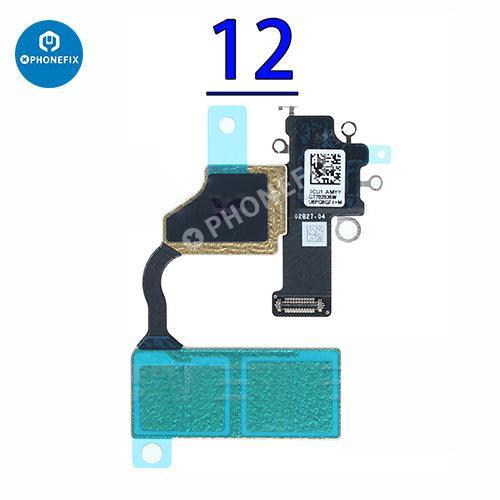 PhoneFix WiFi antenna flex cable replacement for iPhone X to iPhone 14 Pro Max, showing the flexible connector and cable.