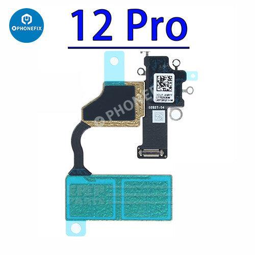 PhoneFix WiFi antenna flex cable replacement for iPhone X to iPhone 14 Pro Max, showing the flexible cable and connector.