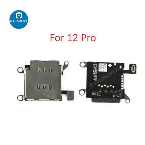 iPhone XR Dual SIM card reader with flex cable by PHONEFIX, designed for iPhone XR-16 series accessories, showing the card slot and flex cable