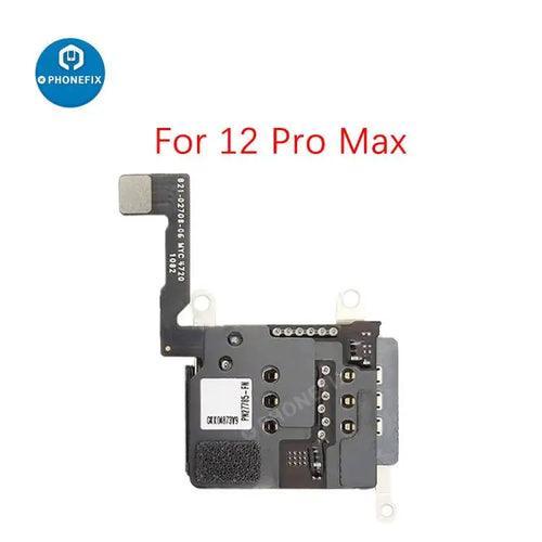 iPhone XR Dual SIM card reader with flex cable by PHONEFIX, showing the compact accessory for iPhone XR series.