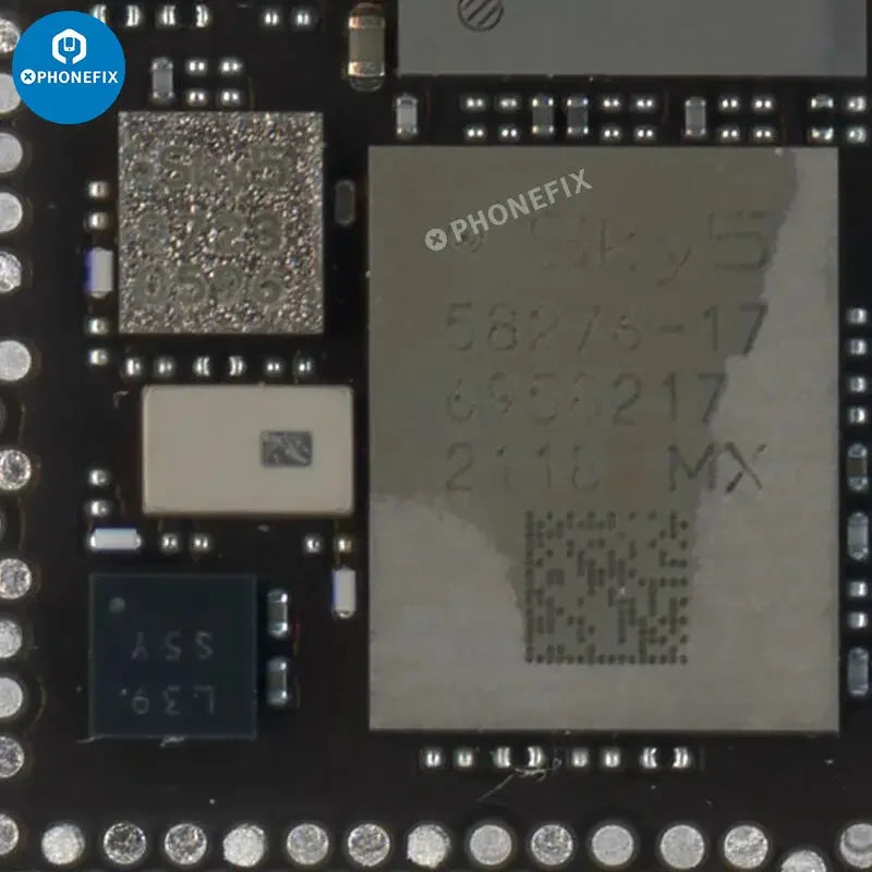 iPhone Power Amplifier IC Signal Supply PA Chip replacement for iPhone, by PHONEFIX, shown on white background