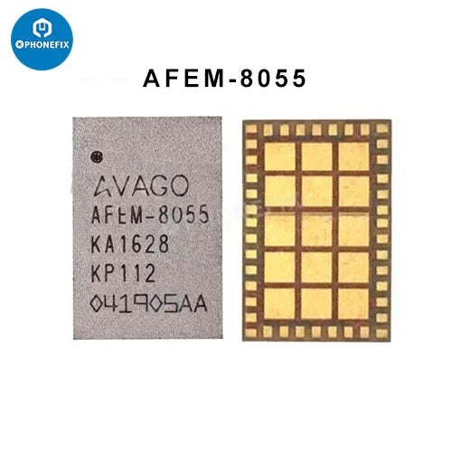 iPhone Power Amplifier IC Chip from PHONEFIX, replacement signal supply PA chip for iPhone devices, shown on a white background.