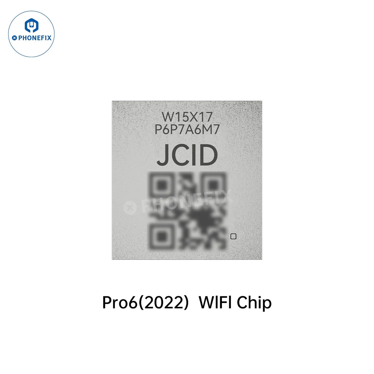 PHONEFIX iPhone WiFi IC chip for unbind activation module compatible with iPhone 12-16 Pro Max, shown in the image.