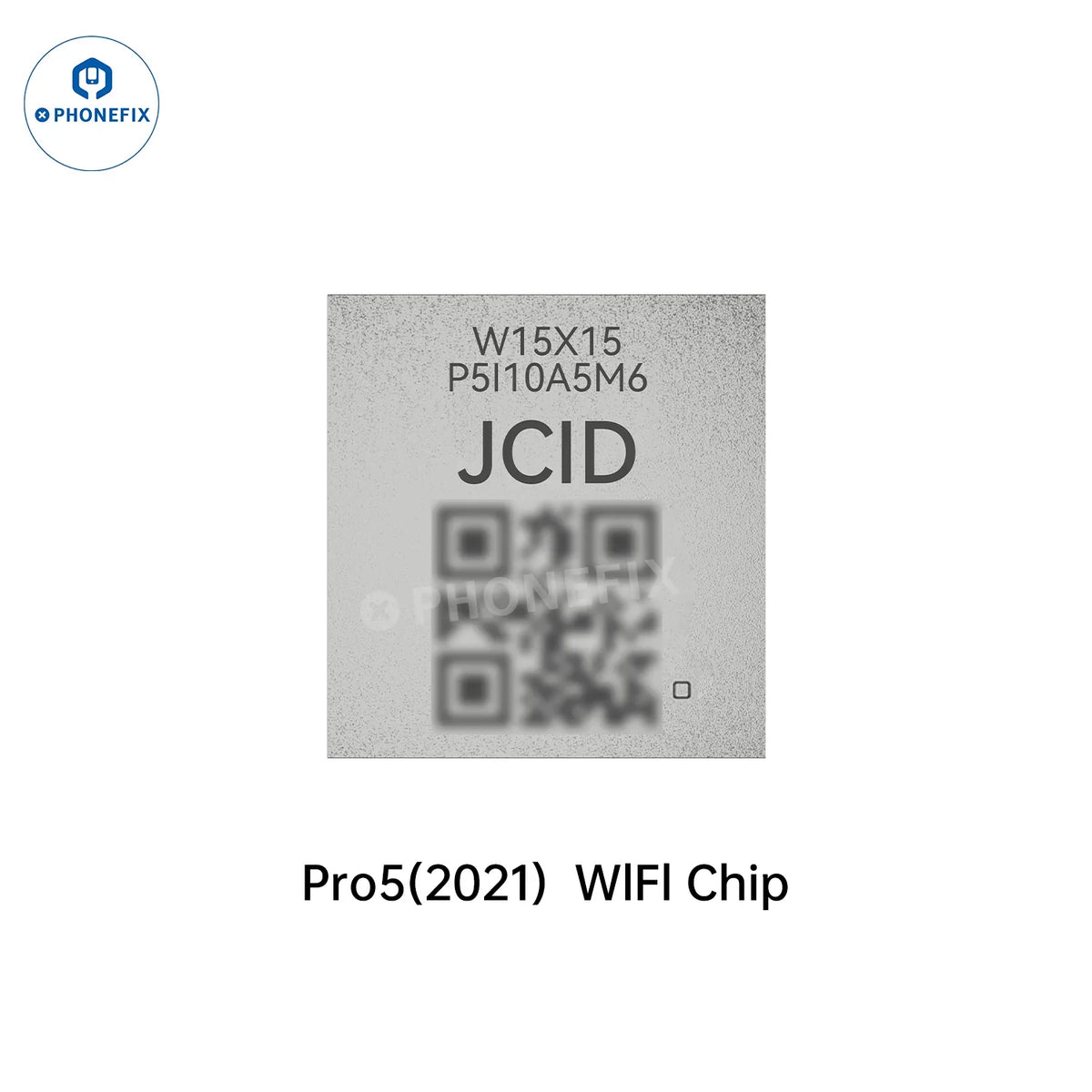 PHONEFIX iPhone WiFi chip unbind activation module for iPhone 12-16 Pro Max, showing the iPhone IC component on a circuit board.