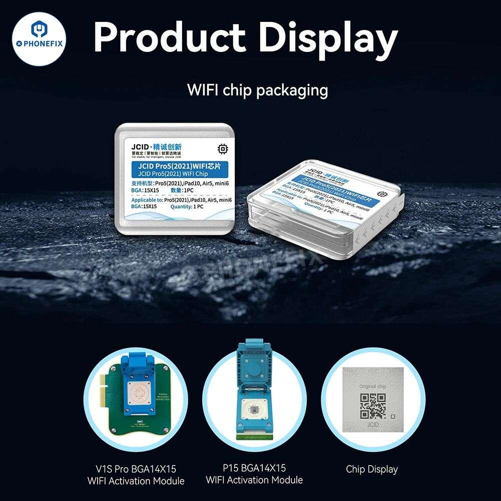 PHONEFIX iPhone IC WIFI Chip Unbind Activation Module for iPhone 12-16 Pro Max, showing the small circuit board component.