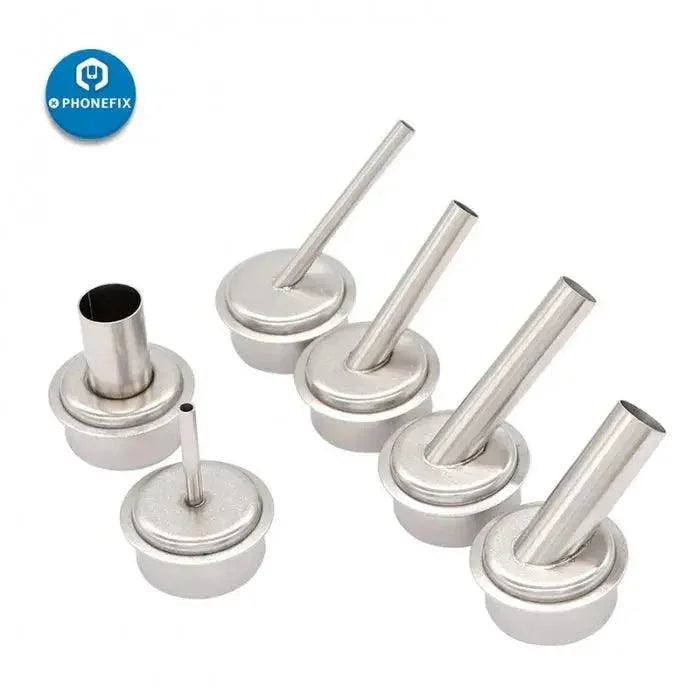 PhoneFix 10mm air gun nozzles for QUICK 861DW soldering station, available in 3, 4, 6, 8, 10, 12mm sizes, for precise hot air soldering.