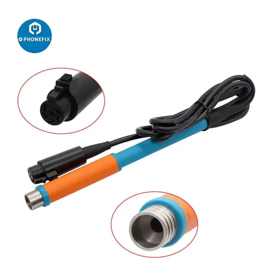 Replacement handle for LEISTO T12-11 soldering station by PHONEFIX, showing the ergonomic handle and connection point.