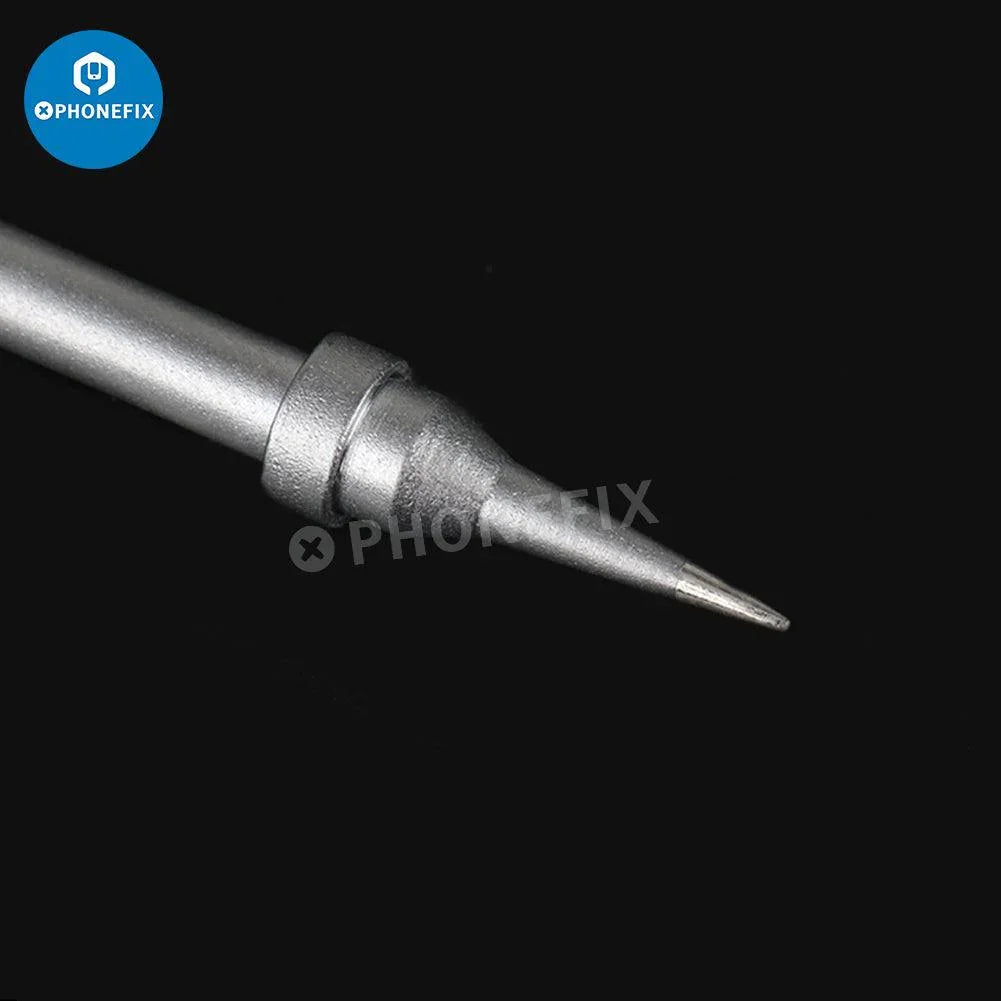 Original PHONEFIX soldering iron tip for Quick 203H, 204H, 3202 welding station, showing the precision metal tip component.