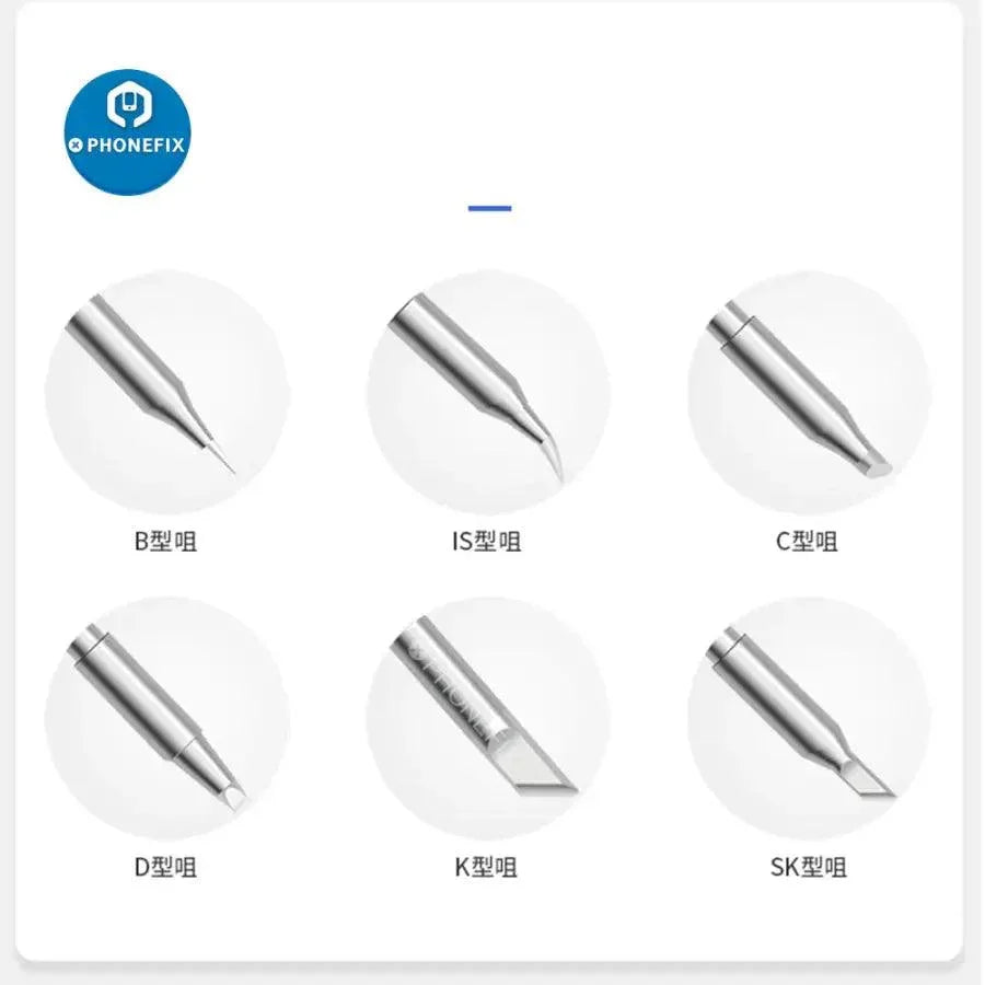 JBC C245 replacement soldering iron tip compatible with JBC T245 handle, shown with precision tip for electronics soldering.