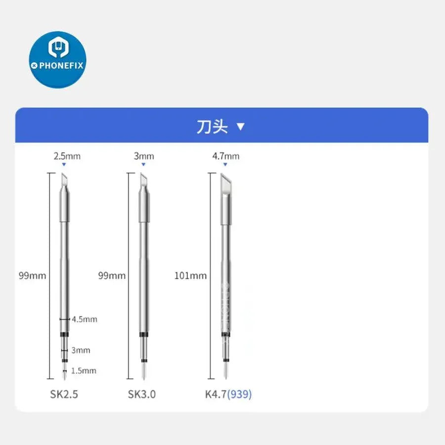 JBC C245 replacement soldering iron tip for JBC T245 handle, compatible iron tip for precise soldering tasks.