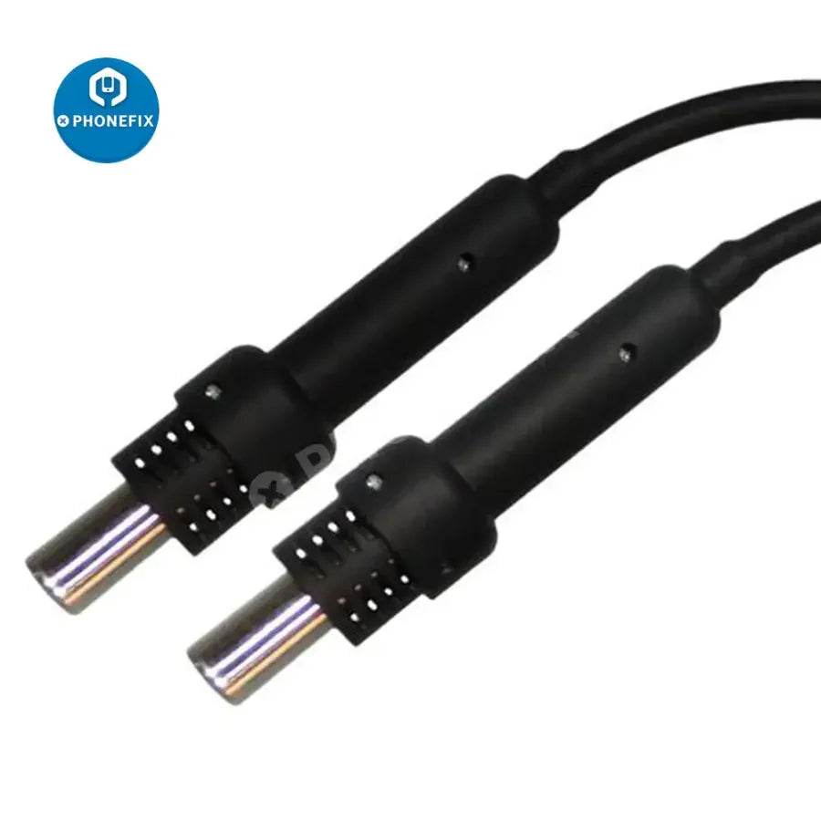 PhoneFix hot air gun handle with wire connectors for rework station, compatible with models 8508, 852A, 852D, and 990D.