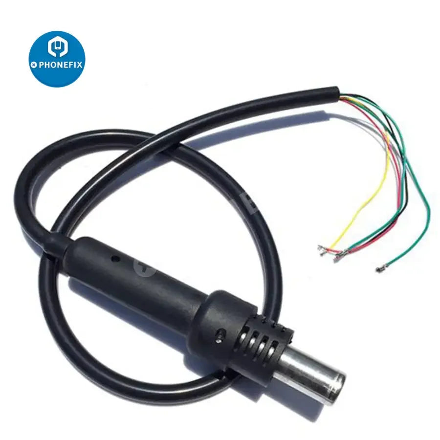 PHONEFIX hot air gun handle for rework station, compatible with 8508, 852A, 852D, 990D, with iron tips and nozzles, 220V.