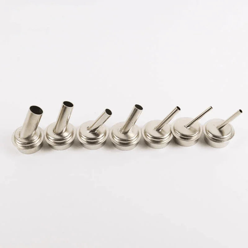 PhoneFix 45-degree heat gun nozzle sleeve for QUICK 861DW rework station, compatible iron tips and nozzles for precise soldering.