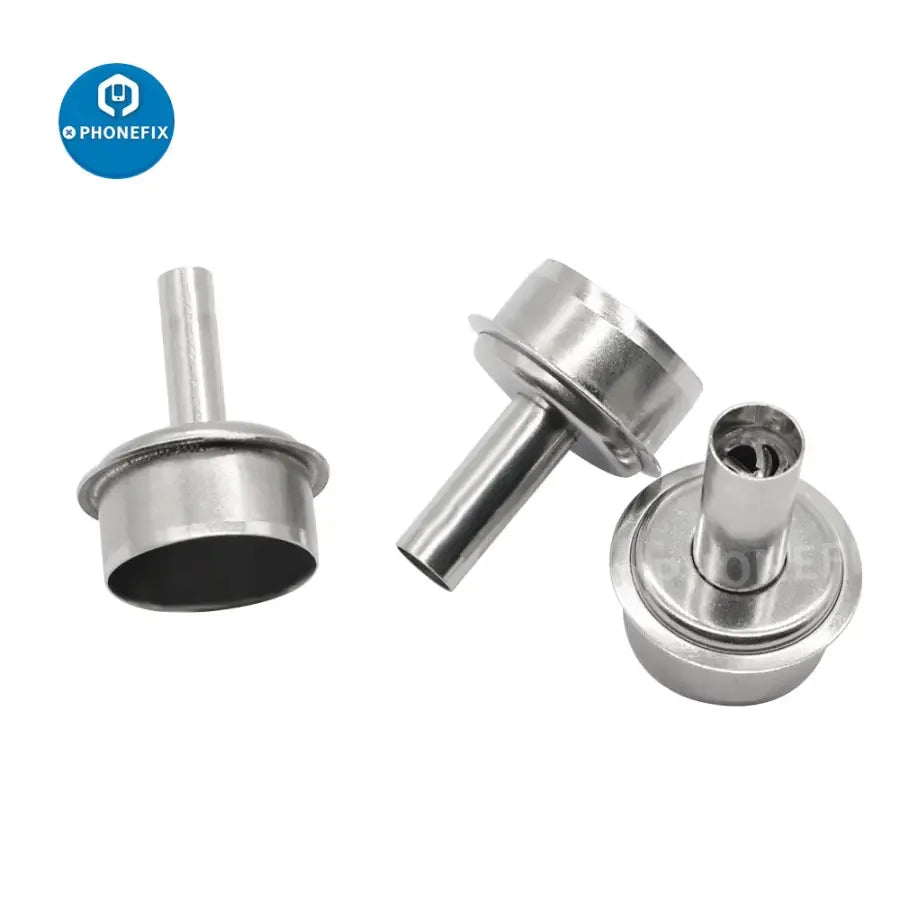 Spiral hot air gun nozzle replacement for 861DW BGA rework station, PhoneFix iron tips and nozzles, 5mm diameter.