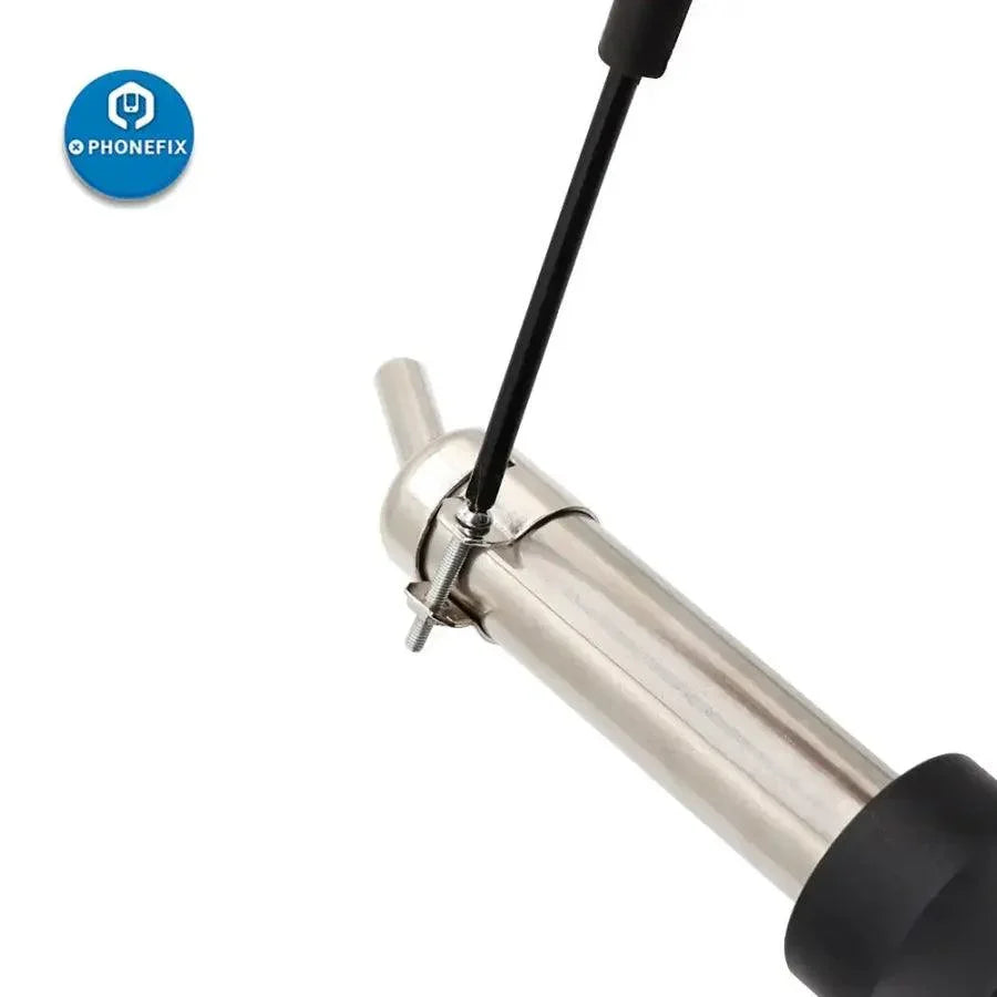 45-degree curved nozzles for PHONEFIX hot air stations 850, 852, 858, 878 series, designed for precise soldering and rework.