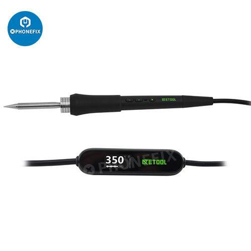 Poignée de fer à souder Phonefix Precision AE680 pour la réparation de soudure de circuits imprimés, avec embouts interchangeables et poignée ergonomique.