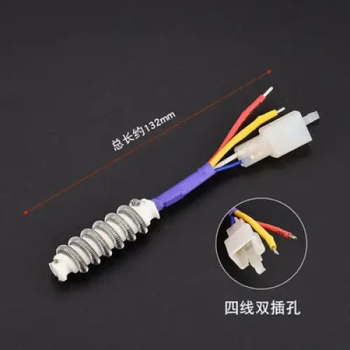 PhoneFix hot air gun heating core replacement for 850, 852D, 952D, 850AD soldering station with iron tips and nozzles.