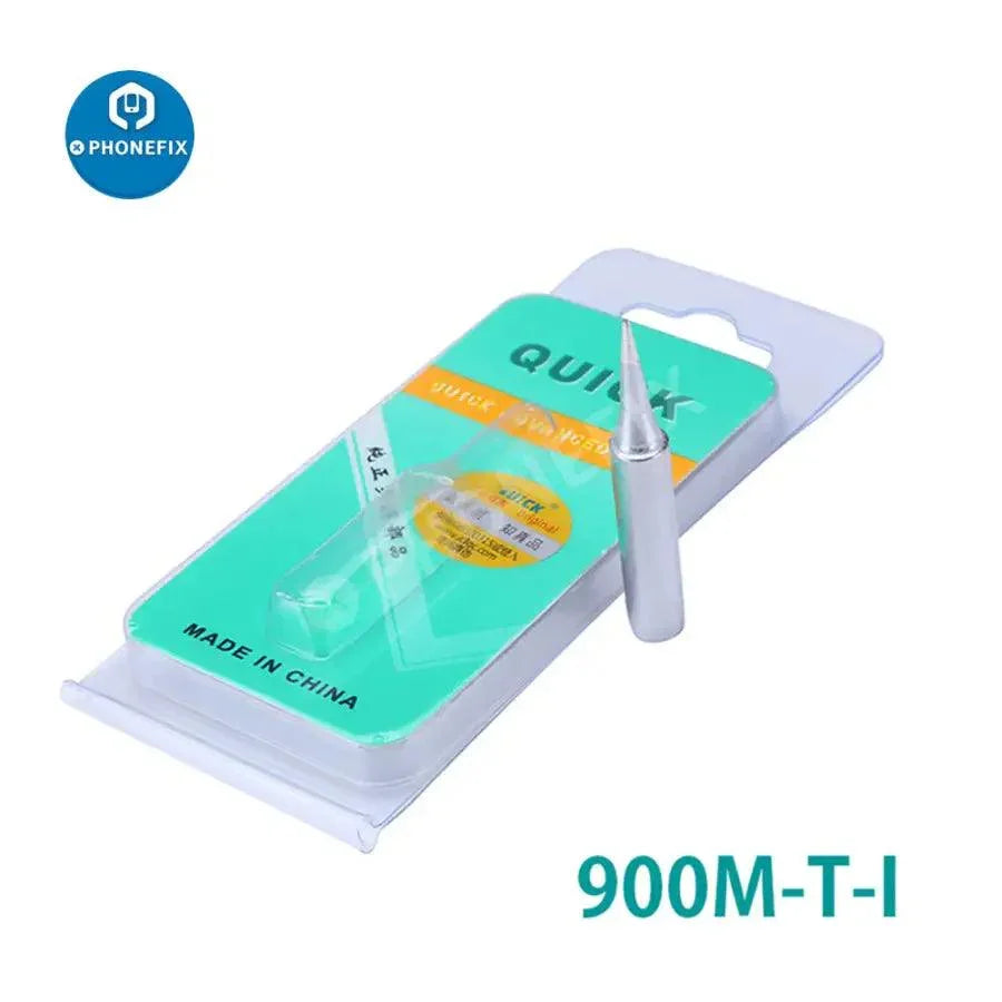 PhoneFix QUICK 900M-T series iron tips for 936/936A soldering station, precision replacement tips for soldering tools.