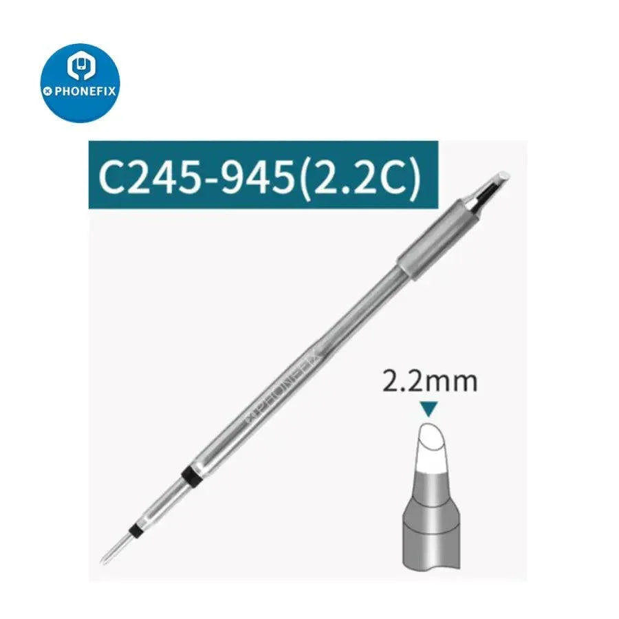 PhoneFix JBC C245 soldering iron tip, universal replacement nozzle for JBC soldering stations, with a precision metal tip.