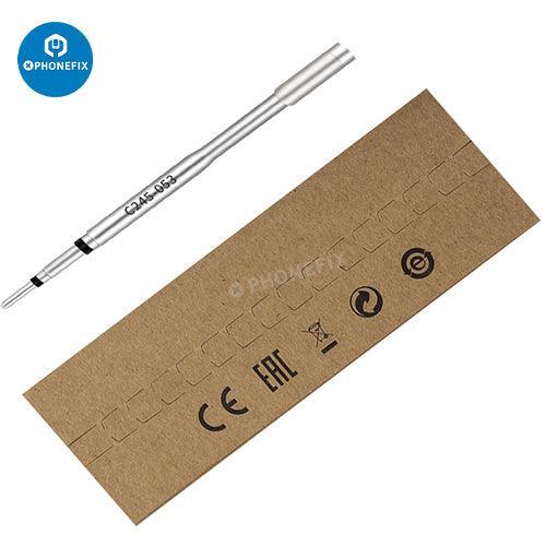 JBC C245 soldering iron tip with T245 handle for precision welding and repair, compatible with PHONEFIX soldering tools.