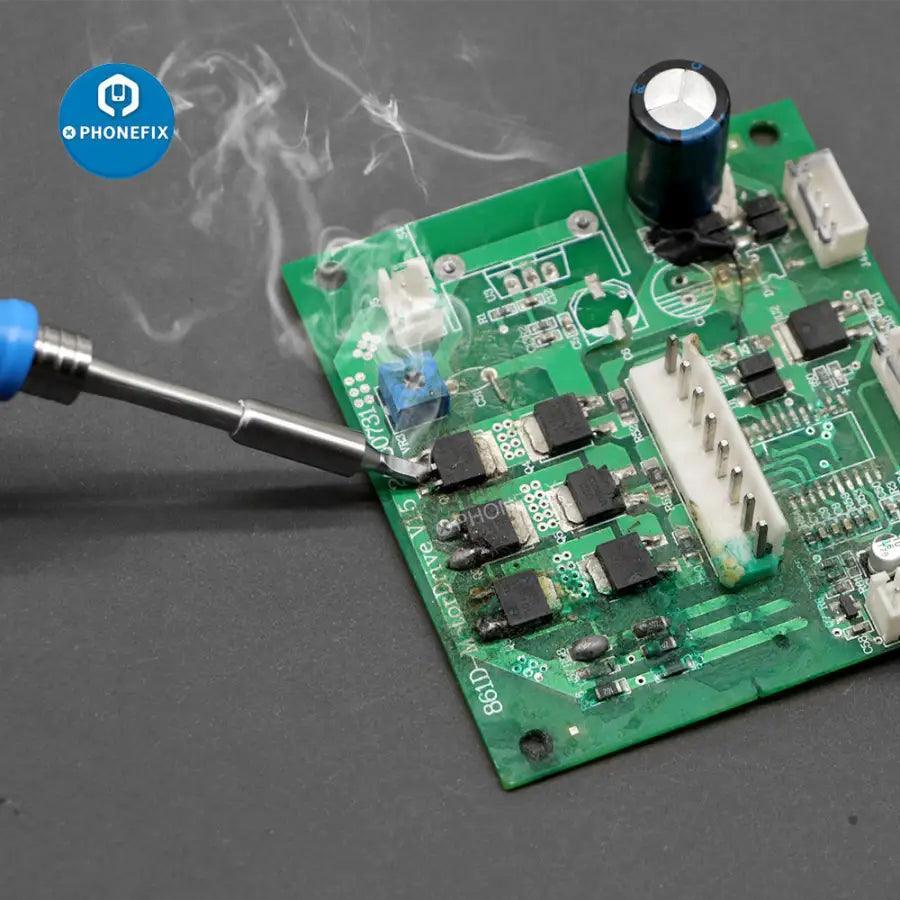 OEM C245 Series soldering iron tip for JBC T115 station, phonefix brand, showing a precision metal tip for soldering tasks.