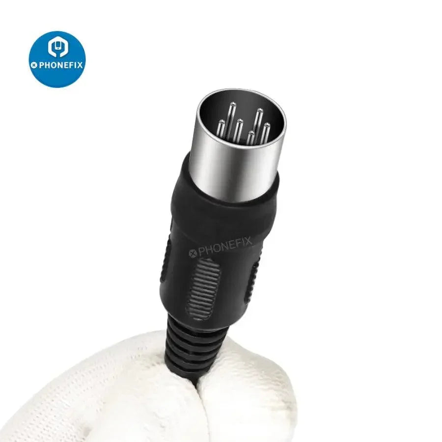 PhoneFix HAKKO FX-8801 soldering iron handle for FX888D solder station, 26V, 70W, with tips and nozzles.