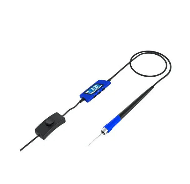 PhoneFix USB soldering iron GT-2010 with precision tips and nozzles, 5V 2A portable soldering tool for electronics repair.