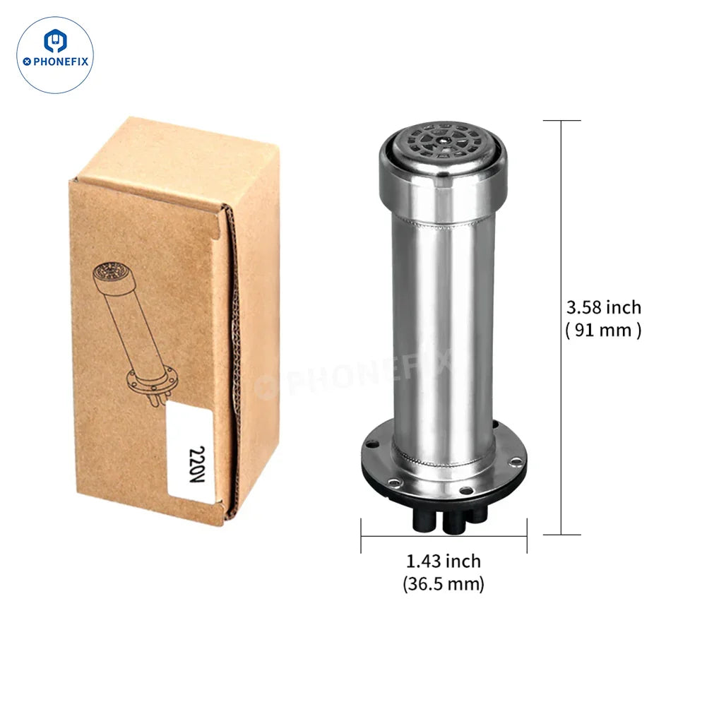 PhoneFix heating element soldering handle for SUGON 8610DX, 8620DX, 8630, 8650 Pro, with iron tips and nozzles, 110V.