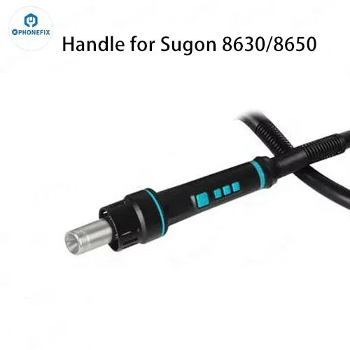 Phonefix soldering handle with heating element and tips for SUGON 8610DX, 8620DX, 8630, 8650 Pro soldering irons.