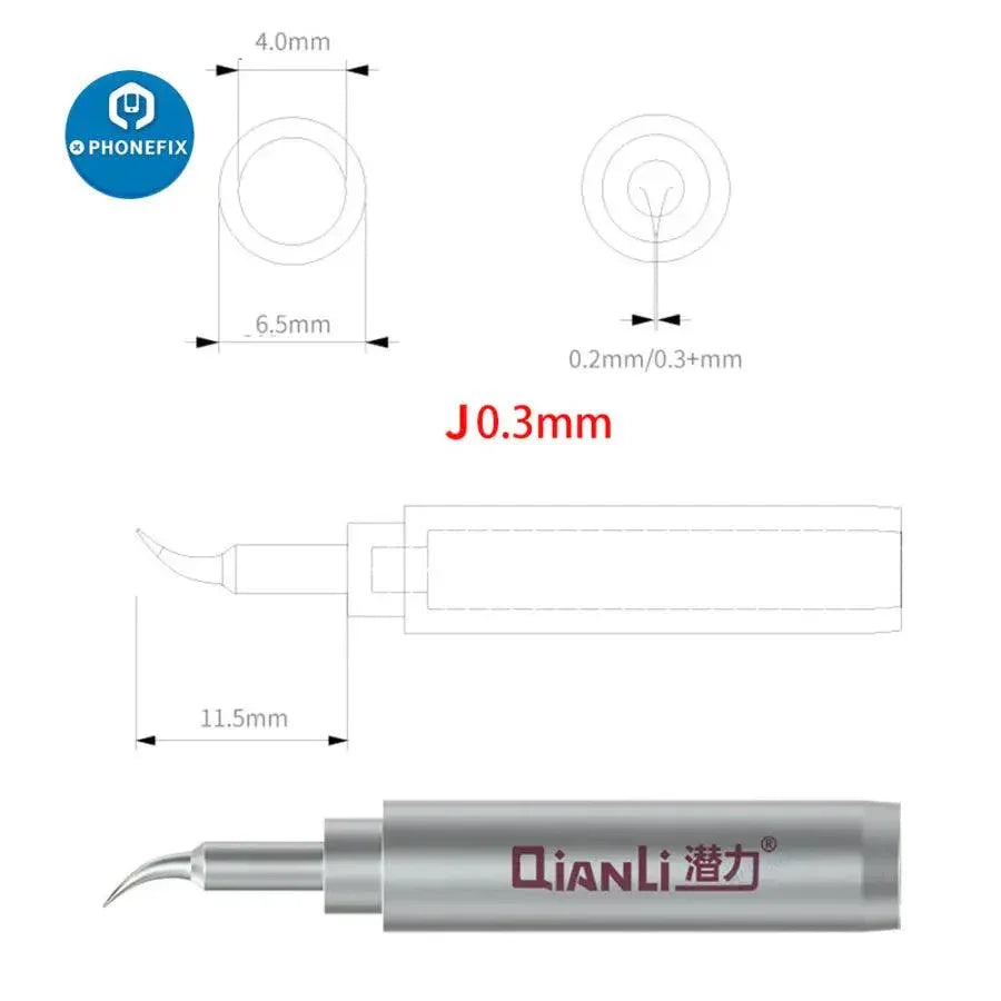 QianLi Universal 936 soldering iron tips for BGA rework, PHONEFIX brand, compatible iron tips and nozzles for precision soldering.