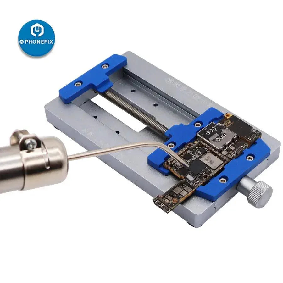 Phonefix 45-degree curved nozzle sleeve for 850 series hot air rework station, precision iron tips for soldering and rework tasks.