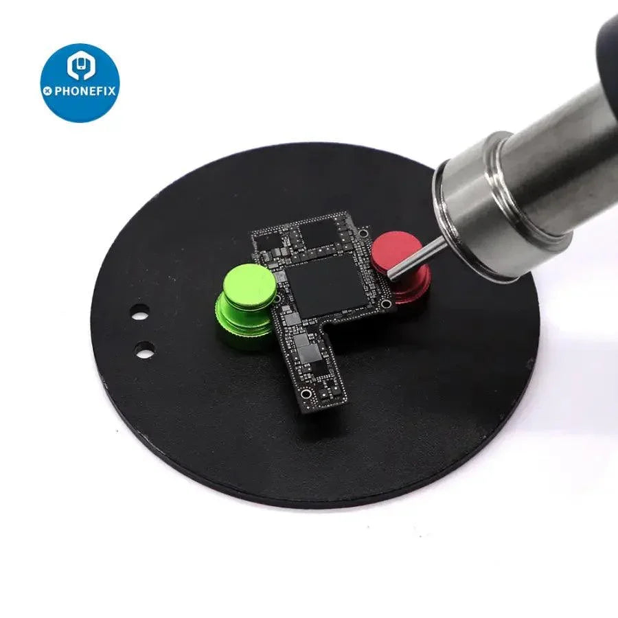 45-degree curved heat gun nozzle sleeve for QUICK 861DW rework station, compatible with PHONEFIX iron tips and nozzles.