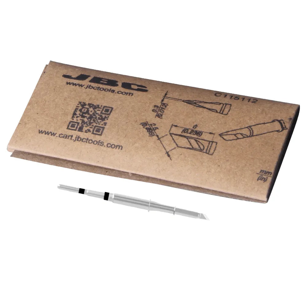 JBC C115 Series soldering tip for Sugon T115 soldering station, PhoneFix brand, designed for precise electronic soldering.