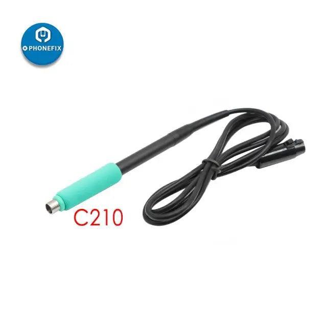 OEM 6-pin JBC T210/245/115 soldering handle by PHONEFIX, 6-hole general iron handle for precise soldering tasks.