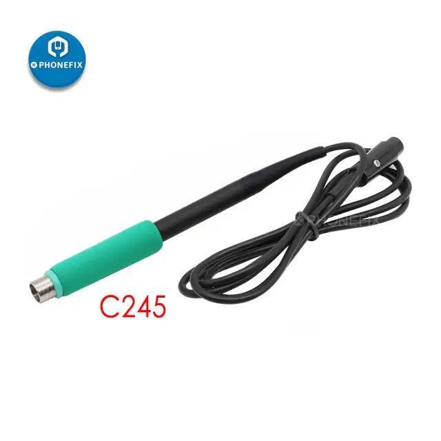 OEM 6-pin JBC T210/245/115 soldering handle with 6-hole general handle by PHONEFIX, suitable for iron tips and nozzles.