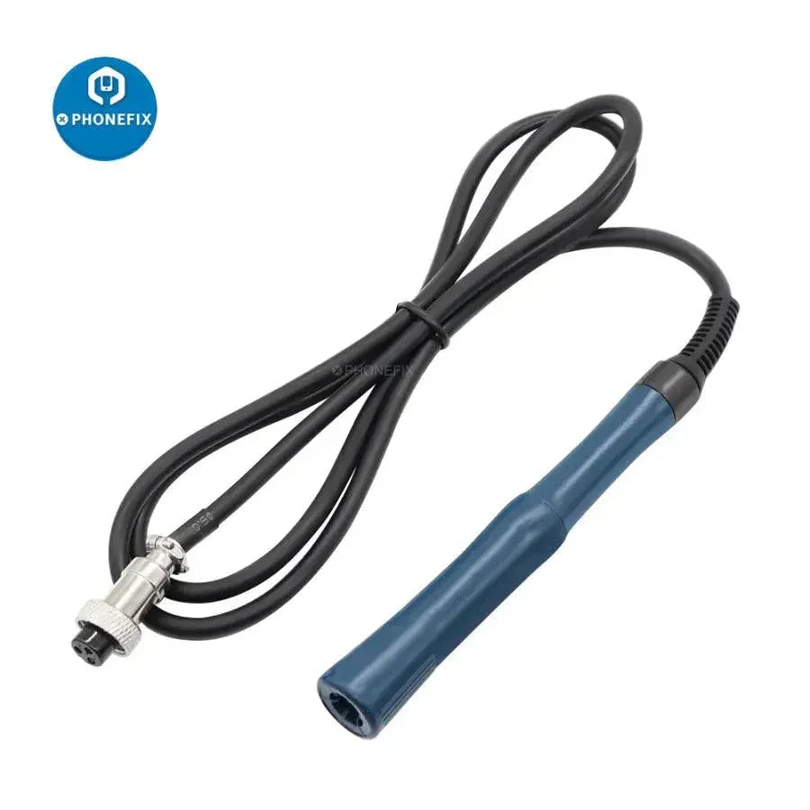 PhoneFix soldering iron handle replacement for Bakon BK950D welding tool, compatible iron tips and nozzles for precision soldering.