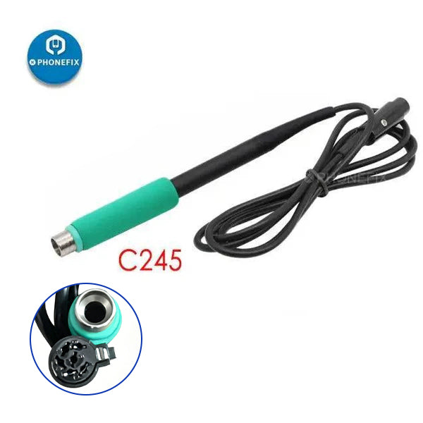 Poignée de soudage originale JBC T245-A de PHONEFIX, poignée de fer à souder de précision avec conception ergonomique.