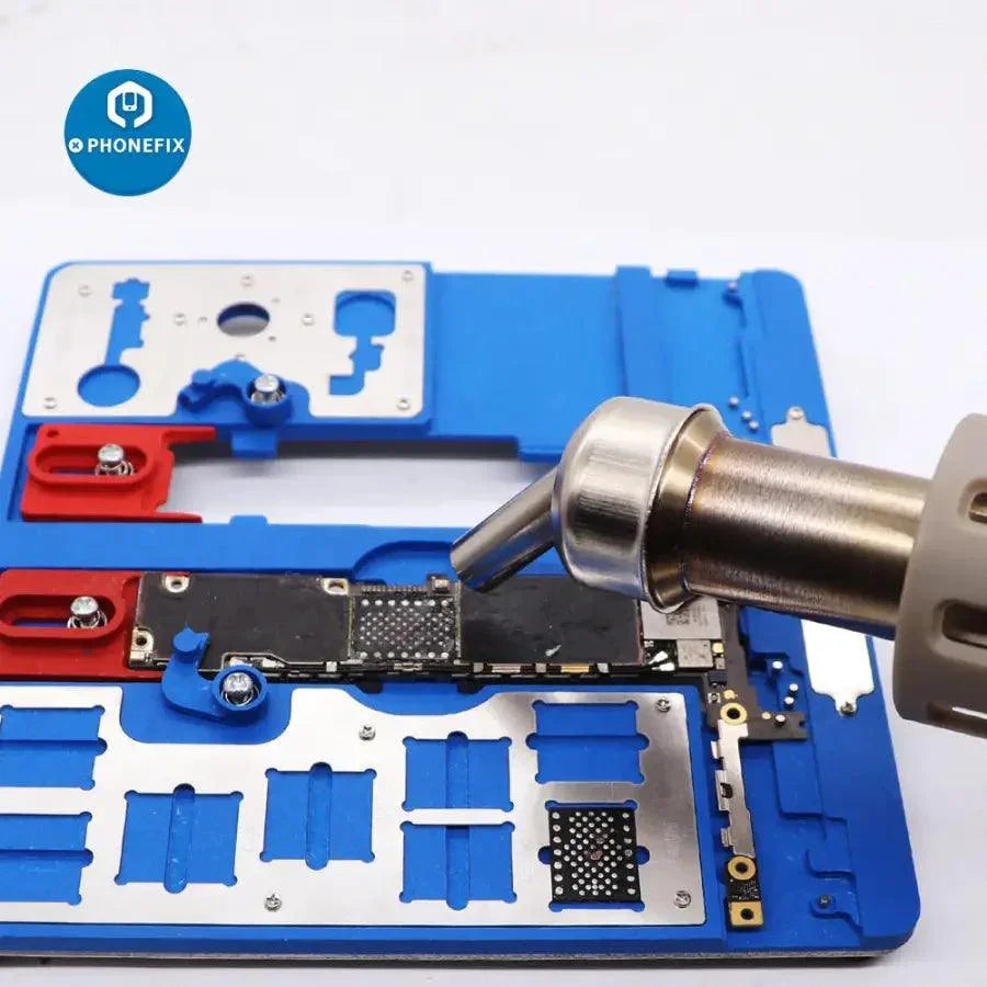 PhoneFix hot air gun resisting nozzles for ATTEN ST-862D BGA rework station, straight 12mm iron tips and nozzles for precise soldering.