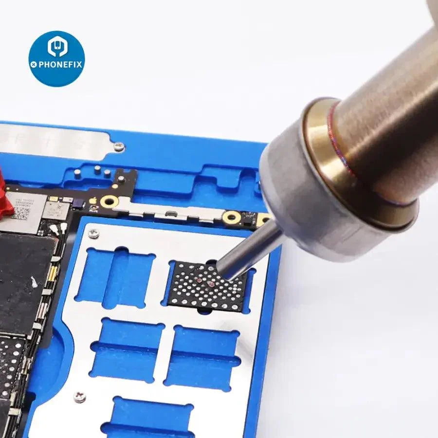 PhoneFix hot air gun resisting nozzles for ATTEN ST-862D BGA rework station, straight 12mm iron tips and nozzles for precise soldering